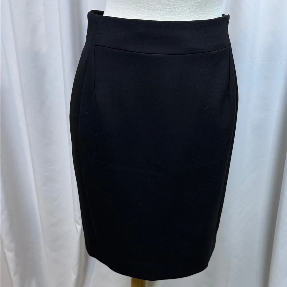 Ann Taylor Black Classic Pencil Skirt, Size 6 - Picture 1 of 7